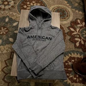 Grey pull over hoodie